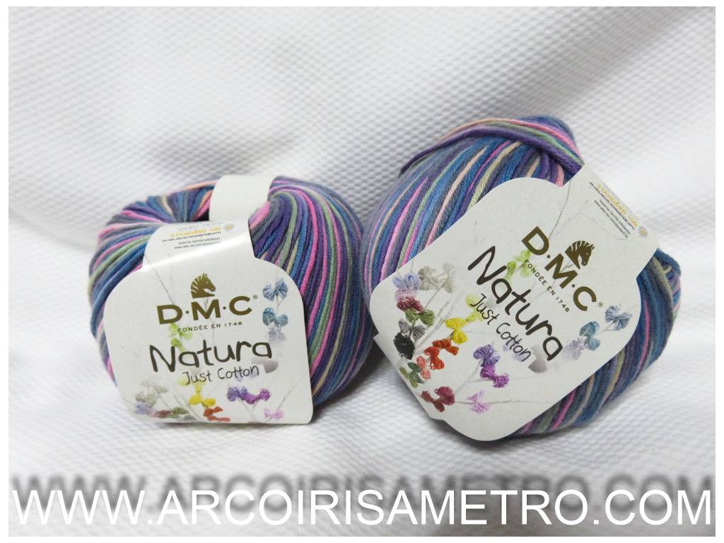 Natura Just Cotton - Dmc - N30 - Purple Rain - Arco-Íris a Metro