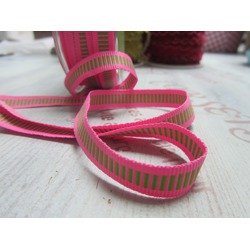 DOUBLE-FACED GROS GRAIN RIBBON - PINK