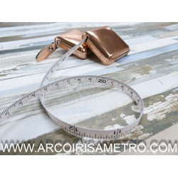 SHIMMERY ROSE GOLD TAPE MEASURE