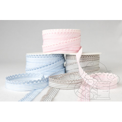 STRIPED RIBBON WITH EDGING 