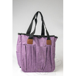 KNITTING BACK WITH STRAPS - PURPLE
