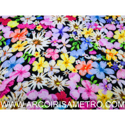VISCOSE - COLORFUL FLOWERS