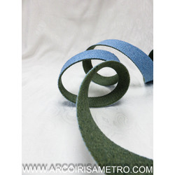 COTTON STRAP DOUBLE SIDED - BLUE/ GREEN