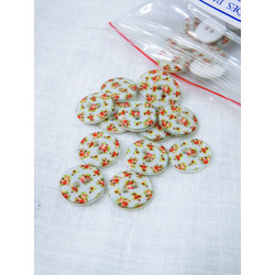 FLORAL BUTTONS 12MM