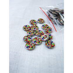 FLORAL BUTTONS 11MM