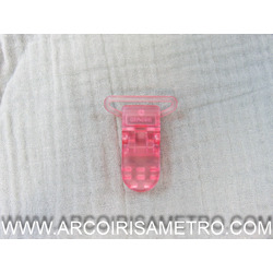 pacifier clasps - Blue and pink