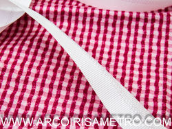 tight weave cotton tape/bias - white