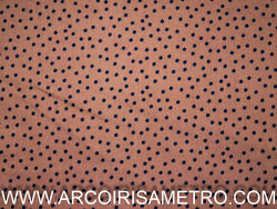 RAYON / VAIELA  - Black dots on brown