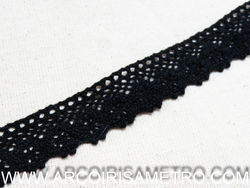 Black cotton lace