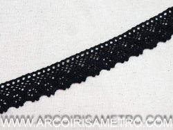 Black cotton lace