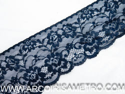 Tulle Flower lace - Dark blue