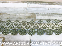 WAVE LACE BORDER - GREEN