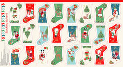 MAKOWER - Panel - Christmas Mini Stockings