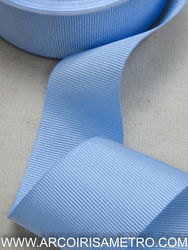 Grosgrain ribbon 40mm - Baby blue 