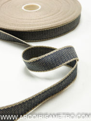 Denim/ khaki ribbon