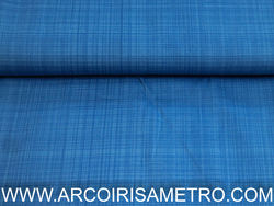 Linen texture print - blue
