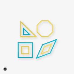 Clover - patchwork templates squares / octogons 