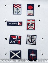 Thermoadhesive patches - Navy 