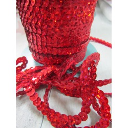 LANTEJOULAS - 6MM - VERMELHO