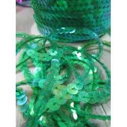 SEQUINS - 6 MM  - GREEN