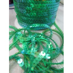 SEQUINS - 6 MM  - GREEN