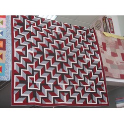 Quilt Vermelho e Preto