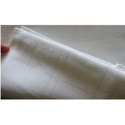 GOOSE EYE - 100% COTTON DIAPER - WHITE