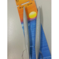 AGULHA CIRCULAR DE TRICÔ - NO. 15