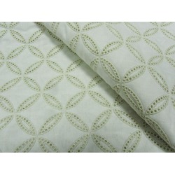 EMBROIDERED LINON - DOUBLE WEDDING RING