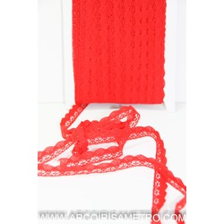 COLOR LACE - 100% COTTON - VERMELHO