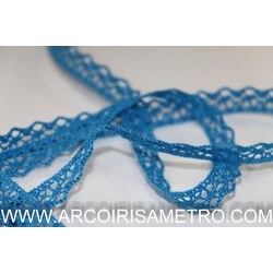 TINY COTTON EDGING - TURQUOISE