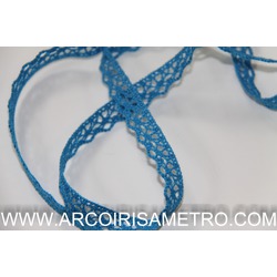 TINY COTTON EDGING - TURQUOISE
