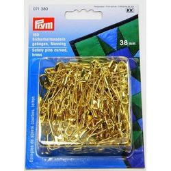 Curved No 2 Safety Pins