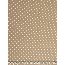 COLORFUL POLKA-DOTS - 18.009 - BROWN