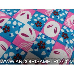 PINK AND BLUE BUNNIES