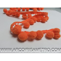 POMPONS REGULAR - LARANJA