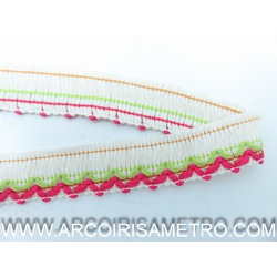 COLORFUL FRINGE - ECRU