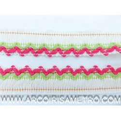 COLORFUL FRINGE - ECRU