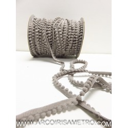 POMPONS NADEL - CINZENTO