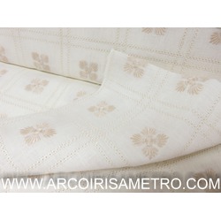 LINHO BORDADO PARA RENDA - QUADRADO PEQUENO