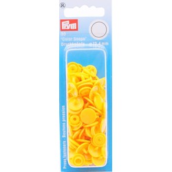 KAM PLSTIC SNAPS -  SIZE 20 YELLOW