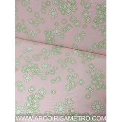 DAISY FLOWER - PINK AND GREEN