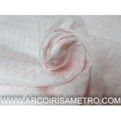 BLUE OR PINK EMBROIDERED EYELET 