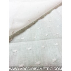 PLUMETTI with mini pom-pons OFF-WHITE