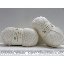 LÃ ROWAN - PURE WOOL SUPERWASH WORSTED - 110 Ivory