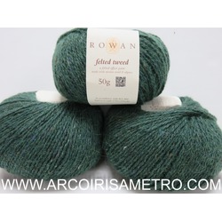 LÃ ROWAN - FELTED TWEED - 158 PINE