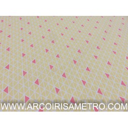 TEAL AND YELLOW TRIANGLES