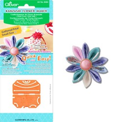 CLOVER - kanzashi flor 8484