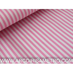 STRIPES - LIGHT PINK AND WHITE