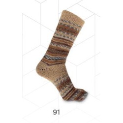 LÃ KATIA - SYMETRIC SOCK  JACQUARD 91